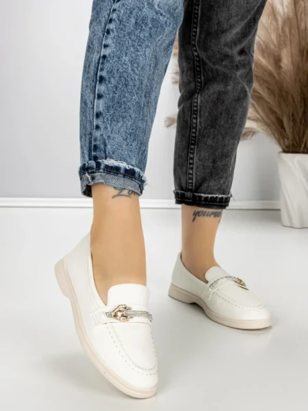 Pantofi Casual Dama EE-23 WHITE | EMAS