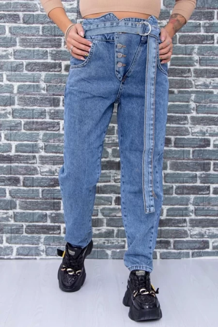 Damskie jeansy 5011 Niebieski | Fashion