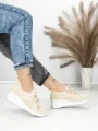 Pantofi Sport Dama cu Platforma P38 BEIGE | EMAS