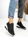 Pantofi Sport Dama cu Platforma R-276 BLACK | EMAS
