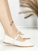 Balerini Dama J-277 WHITE | CHERIE