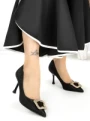 Pantofi Stiletto FG588-188-B BLACK | CHERIE