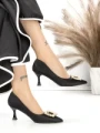 Pantofi Stiletto 588-209 BLACK | CHERIE