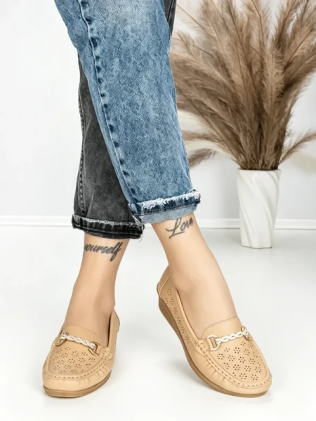 Pantofi Casual Dama JM079 TAUPE | ANNALISE