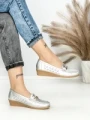Pantofi Casual Dama JM079 PLATA | ANNALISE
