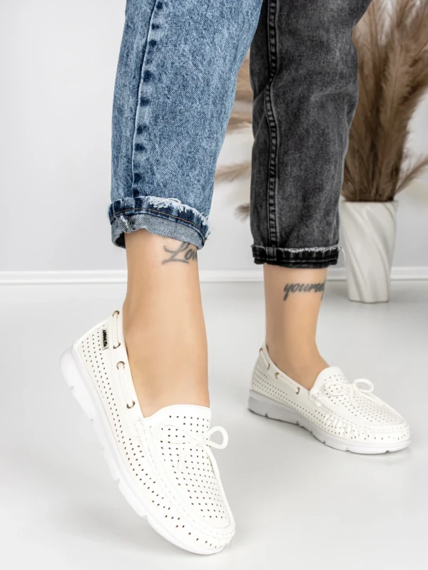 Pantofi Casual Dama JM153Q BLANCO | ANNALISE