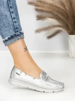 Pantofi Casual Dama JM153Q PLATA | ANNALISE