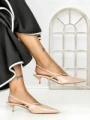 Pantofi cu Toc mic K726 NUDE | ABLOOM