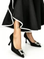 Pantofi Stiletto L8569P BLACK | ABLOOM