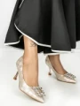 Pantofi Stiletto L8569P CHAMPAGNE | ABLOOM