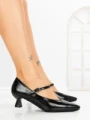 Pantofi cu Toc mic JM269E NEGRO | ANNALISE