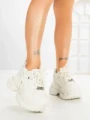 Pantofi Sport Dama cu Platforma 7917-116 WHITE | MEI