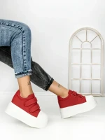 Pantofi Sport Dama cu Platforma 3621-5 RED | MEI
