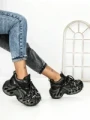 Pantofi Sport Dama cu Platforma 3616 BLACK | MEI