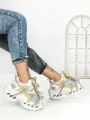 Pantofi Sport Dama cu Platforma 3616 YELLOW | MEI