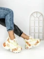Pantofi Sport Dama cu Platforma 5358-3 YELLOW | MEI