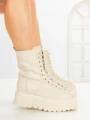 Ghete Dama cu Platforma 3AL77 BEIGE | MEI
