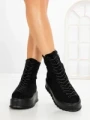 Ghete Dama cu Platforma 3AL77 BLACK | MEI