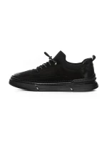 Pantofi Casual Barbati din piele naturala F695 BLACK | ADVANCER
