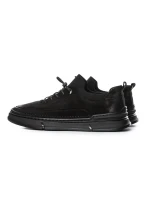 Pantofi Casual Barbati din piele naturala F695 BLACK | ADVANCER