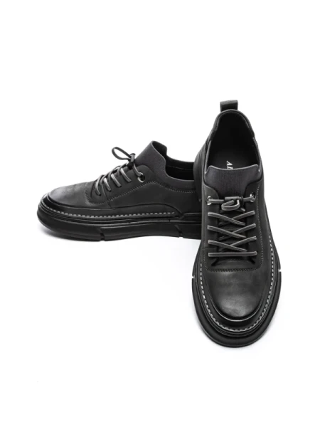 Pantofi Casual Barbati din piele naturala F695 GREY | ADVANCER