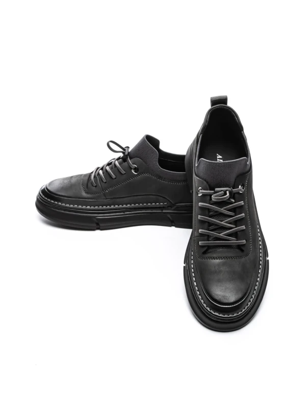 Pantofi Casual Barbati din piele naturala F695 GREY | ADVANCER