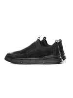Pantofi Casual Barbati din piele naturala F697 BLACK | ADVANCER