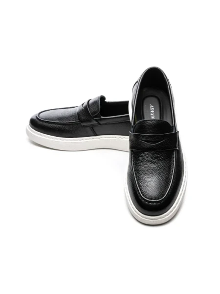 Pantofi Casual Barbati din piele naturala 5390 BLACK | ADVANCER