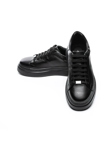 Pantofi Casual Barbati din piele naturala 5388 BLACK | ADVANCER
