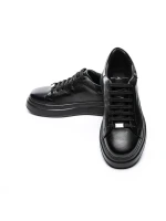 Pantofi Casual Barbati din piele naturala 5388 BLACK | ADVANCER