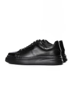 Pantofi Casual Barbati din piele naturala 5388 BLACK | ADVANCER