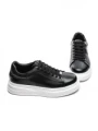 Pantofi Casual Barbati din piele naturala 5388 BLACK-WHITE | ADVANCER