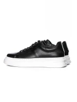 Pantofi Casual Barbati din piele naturala 5388 BLACK-WHITE | ADVANCER