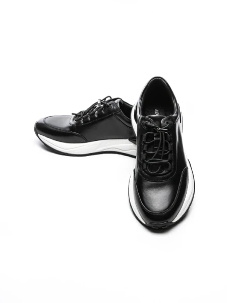 Pantofi Sport Barbati din piele naturala L2412 BLACK | ADVANCER