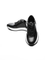 Pantofi Sport Barbati din piele naturala L2412 BLACK | ADVANCER
