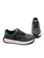 Pantofi Sport Barbati din piele naturala 1010-2 GREY-BLACK | ADVANCER