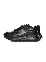 Pantofi Sport Barbati din piele naturala 7Q8805 BLACK | ADVANCER