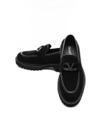 Mocasini Barbati din piele naturala 5NXE69 BLACK | PANTOFUL