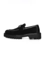 Mocasini Barbati din piele naturala 5NXE69 BLACK | PANTOFUL