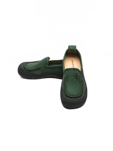 Pantofi Casual Dama din piele naturala 6705 GREEN | ADVANCER
