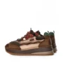Pantofi Sport Dama din piele naturala A006-1 BROWN-GREEN | ADVANCER