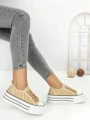 Tenisi Dama 809-4B BEIGE | RED JIN