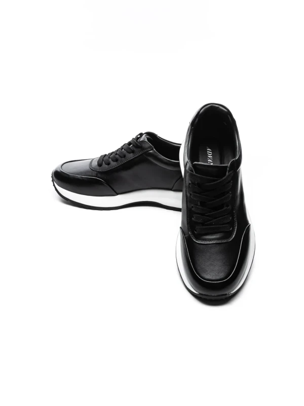 Pantofi Sport Barbati din piele naturala 5326 BLACK | ADVANCER