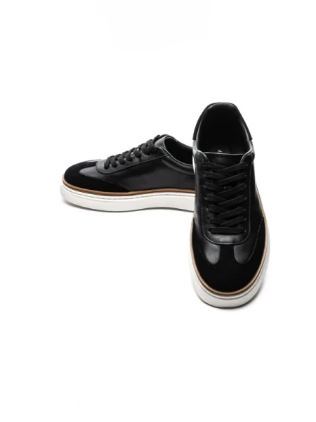 Pantofi Sport Barbati din piele naturala 5332 BLACK | ADVANCER
