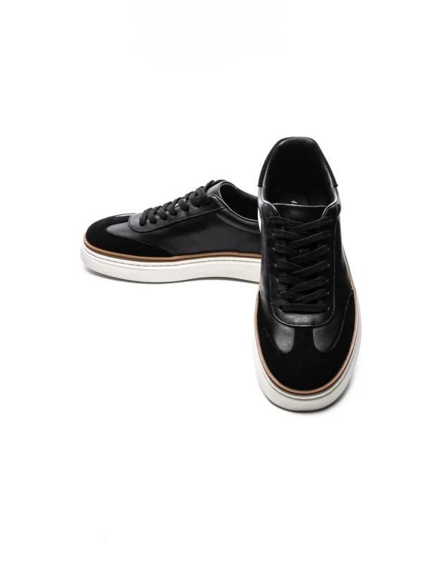 Pantofi Sport Barbati din piele naturala 5332 BLACK | ADVANCER