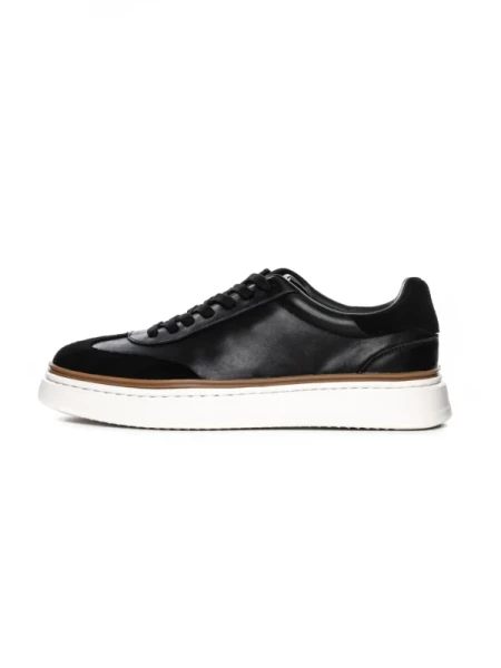 Pantofi Sport Barbati din piele naturala 5332 BLACK | ADVANCER