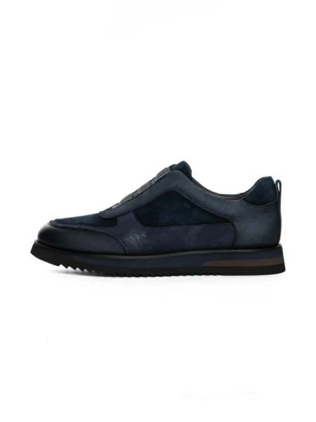 Pantofi Sport Barbati din piele naturala 1-528-70 BLUE | ADVANCER