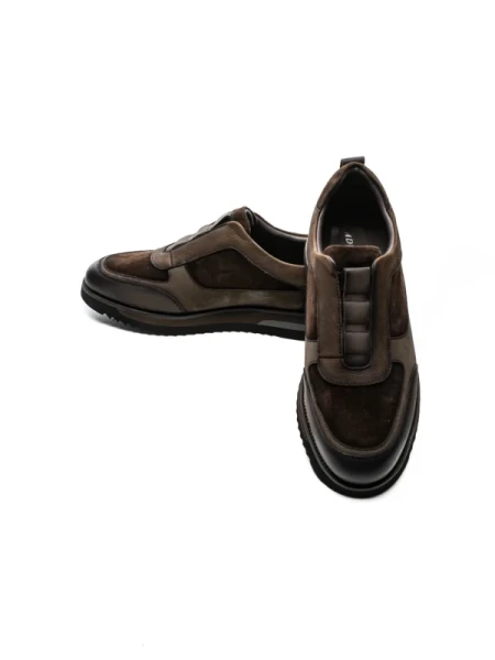 Pantofi Sport Barbati din piele naturala 1-528-70 COFFEE | ADVANCER