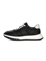 Pantofi Sport Barbati din piele naturala 7Q8807 BLACK | ADVANCER