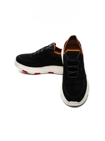 Pantofi Sport Barbati din piele naturala 25911 BLACK | ADVANCER